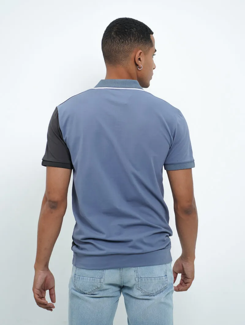 Polo zippé